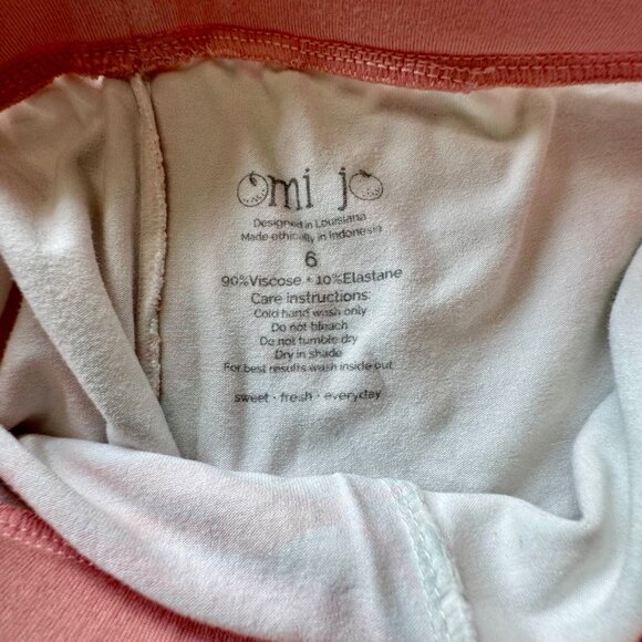 OMI JO Vintage Malibu Aunt Heart Set Girls 6 Pink Tunic Blooms Well Dressed Wolf - Picture 11 of 13